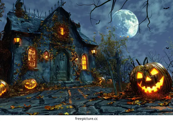 Jack-o'-Lantern for Halloween