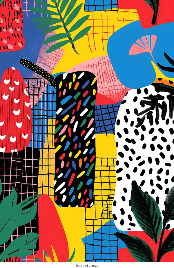 Abstract Pattern Colorful Geometric Illustration