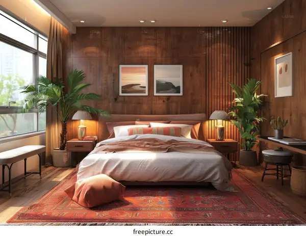 Modern Rustic Bedroom Interior Design