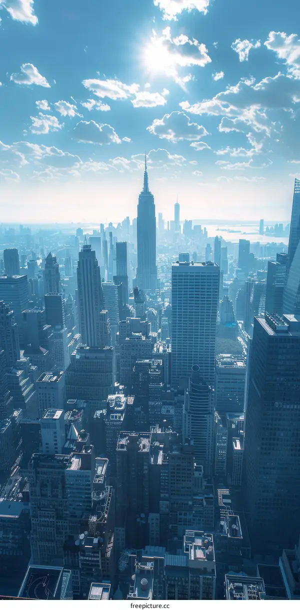 New York City Skyline with Empire State Building