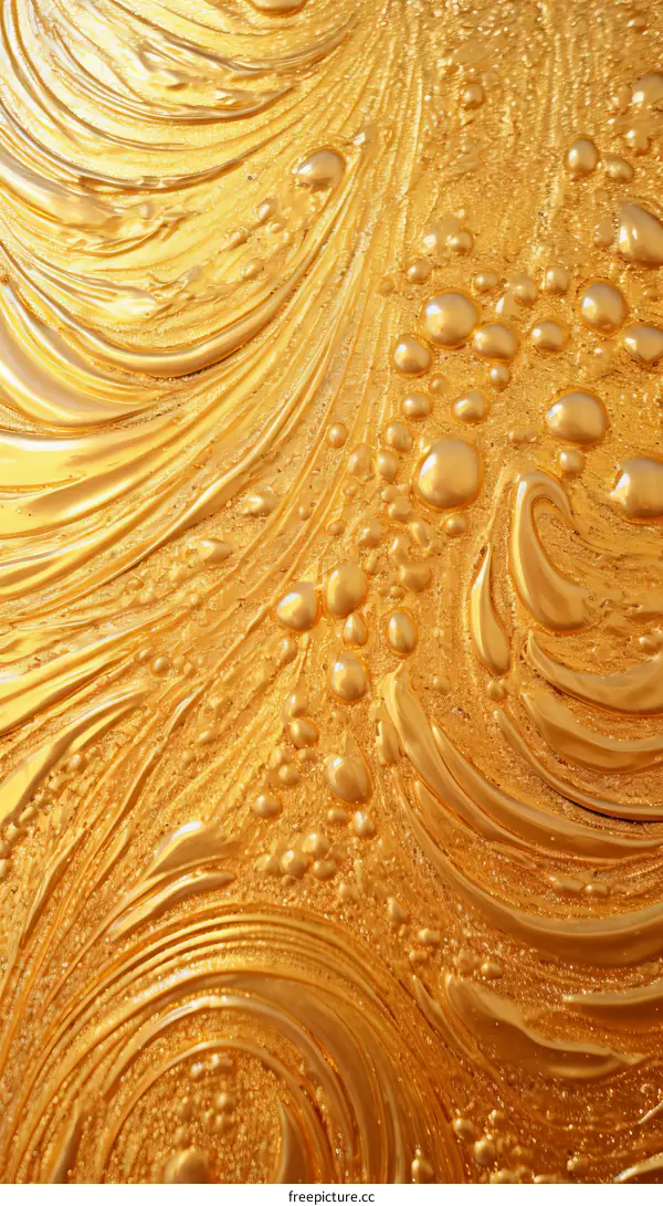 Golden waves and bubbles