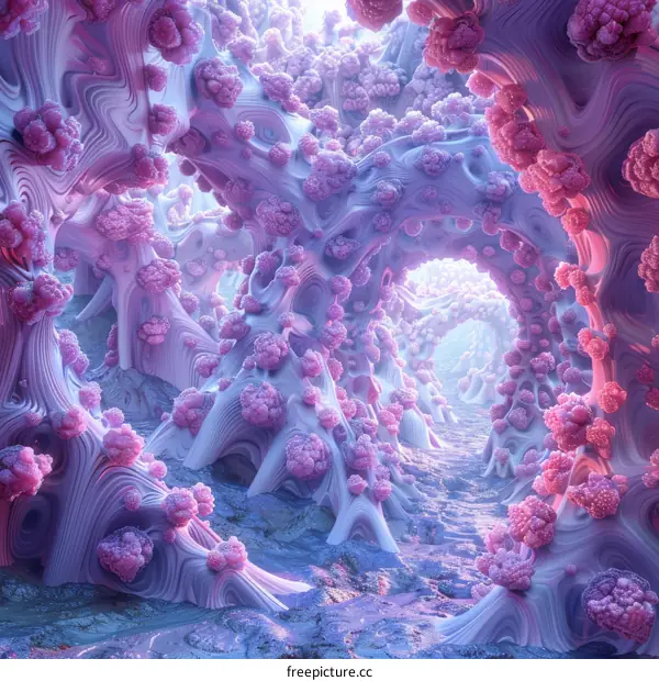 Pink Alien Cave