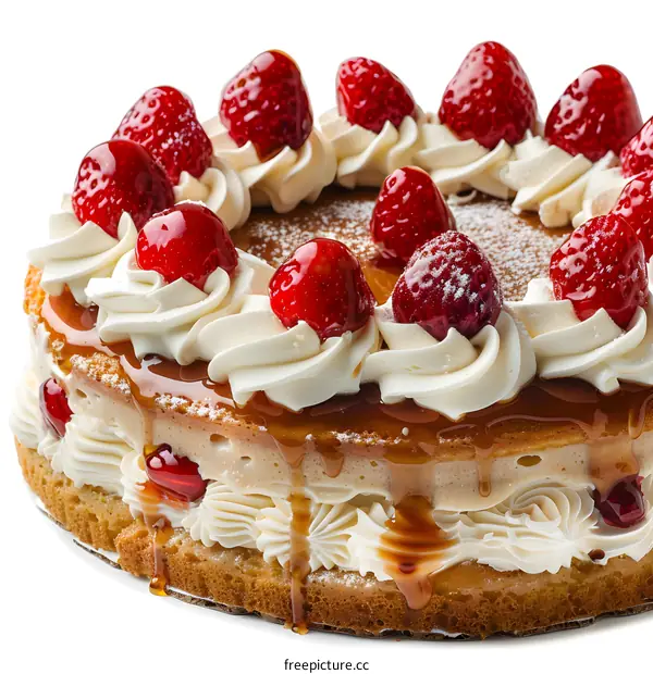 Strawberry Cream Cake