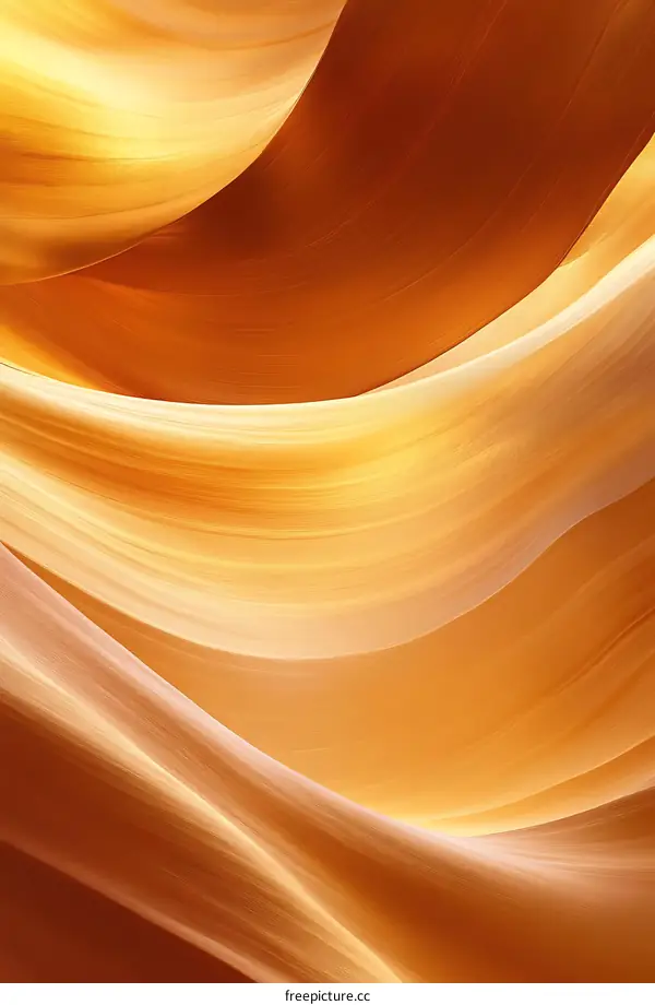 Abstract Sand Wave Texture in Canyon