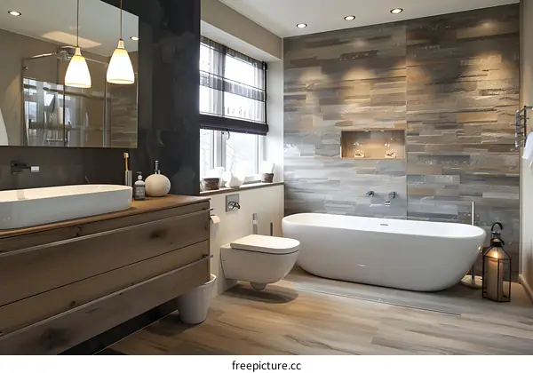 Serene Scandinavian Bathroom