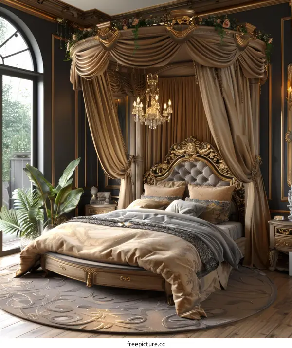 Luxurious Bedroom in European Style