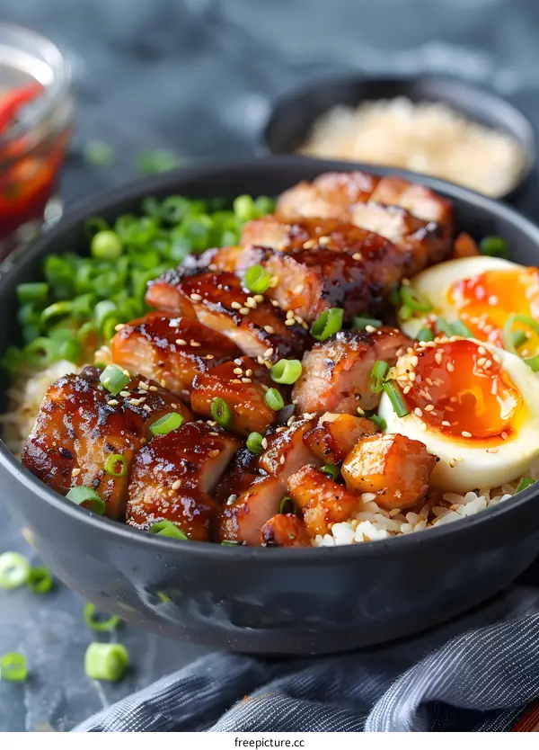 Teriyaki Chicken Rice Bowl with Egg