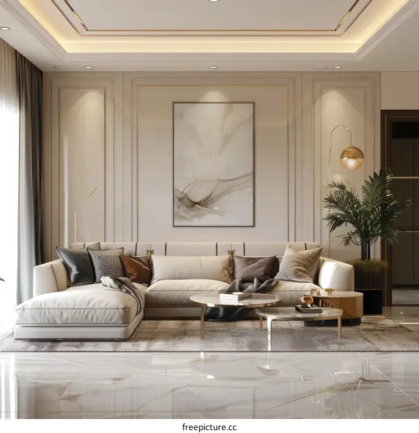 Luxurious Modern Style Living Room