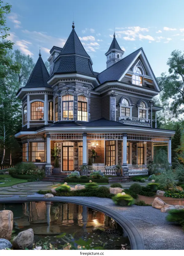 Luxurious Countryside Villa with Lakeside Views