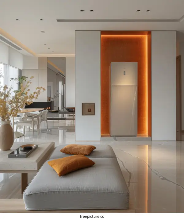 Spacious Modern Penthouse with Bespoke Design