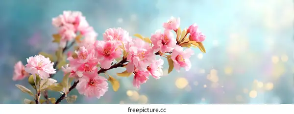 Beautiful Spring Cherry Blossom Branches