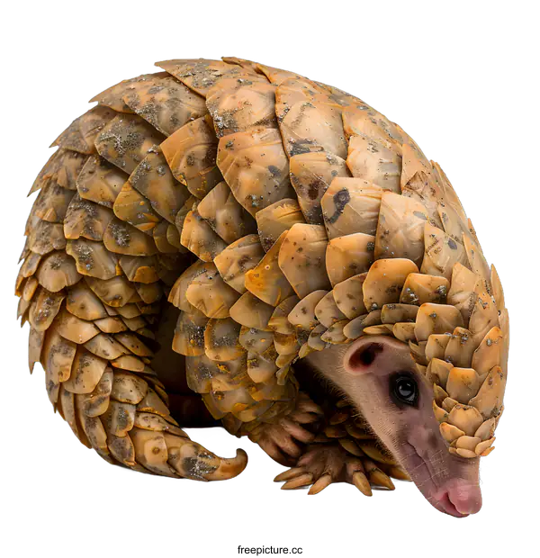 [Transparent Background PNG]A cute pangolin