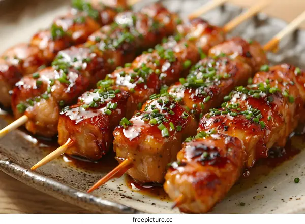 Japanese Yakitori Skewers