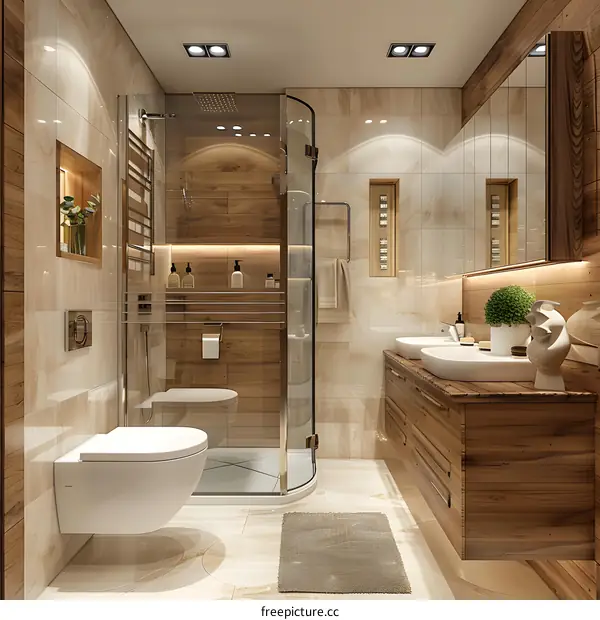 Contemporary Minimal Bathroom Design