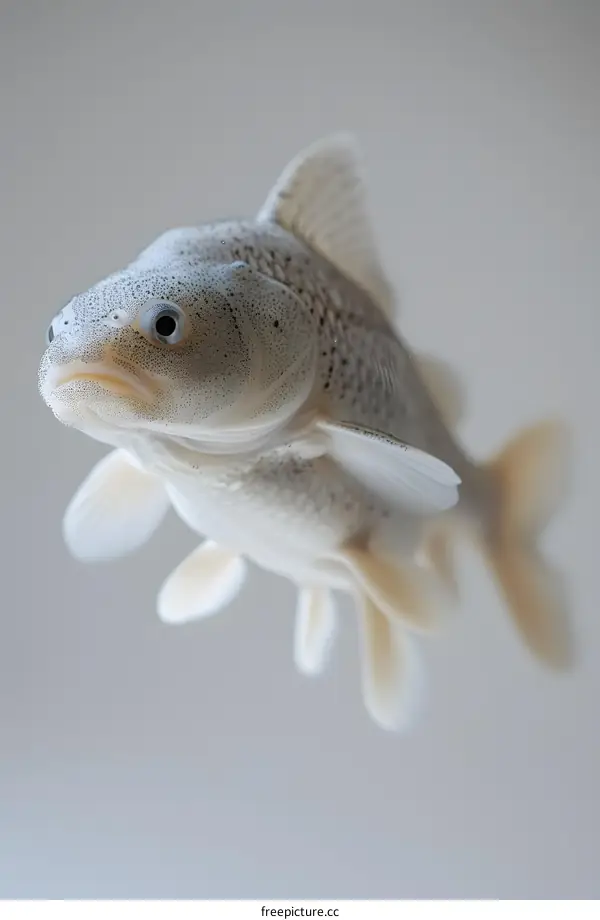 close up of a koi fish