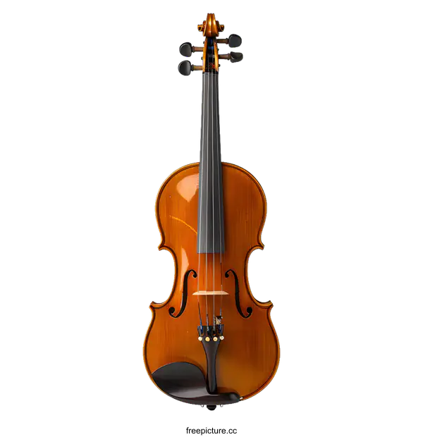 [Transparent Background PNG]A violin on white background