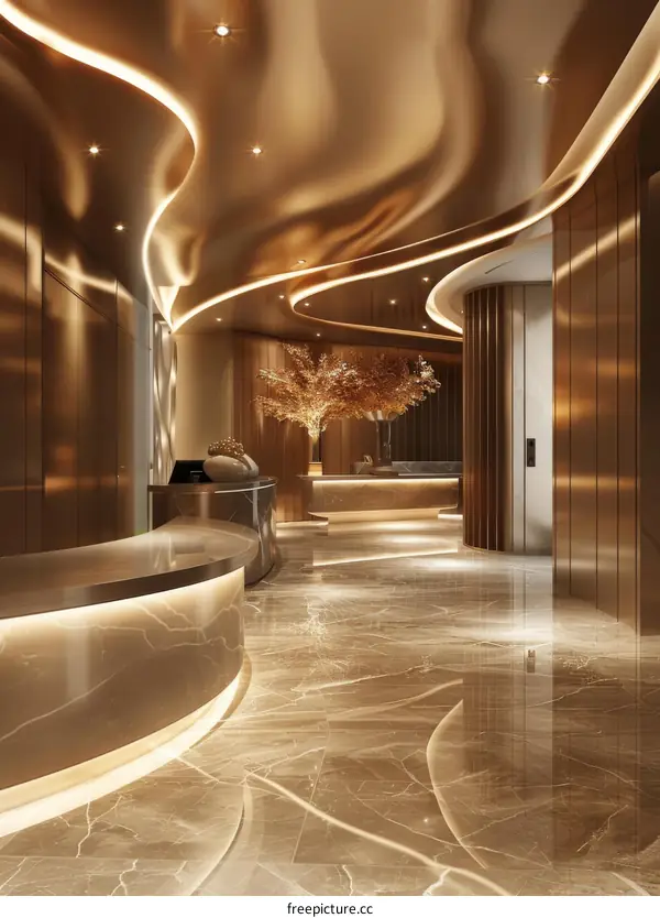Modern Luxury Lobby Interior Design