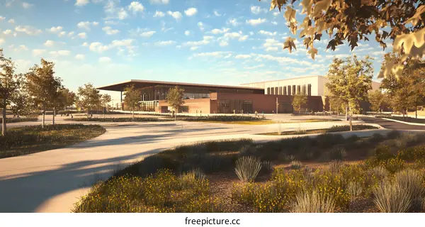 Modern Architectural Design for a Community Center