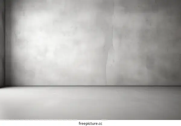 Whitewashed concrete wall texture background