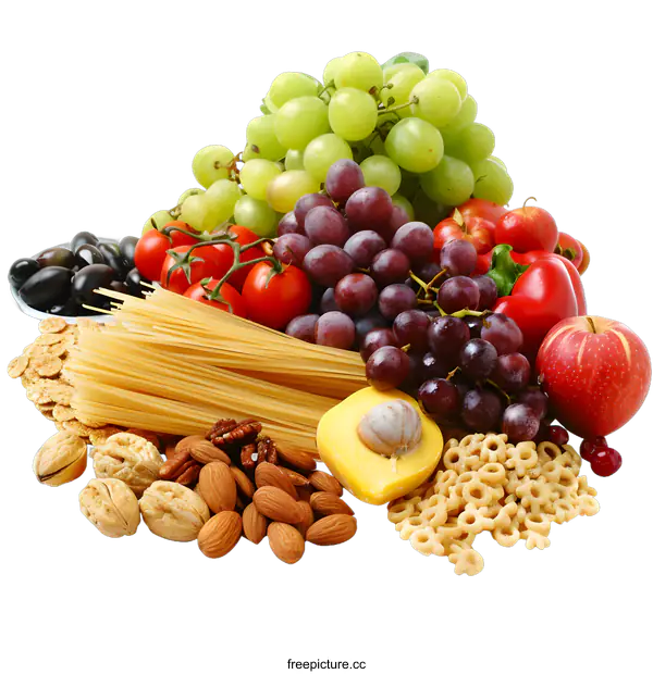 [Transparent Background PNG]Healthy Food Variety Composition