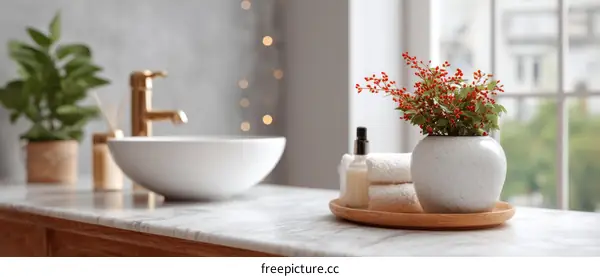 Modern Bathroom Sink and Spa Accessories