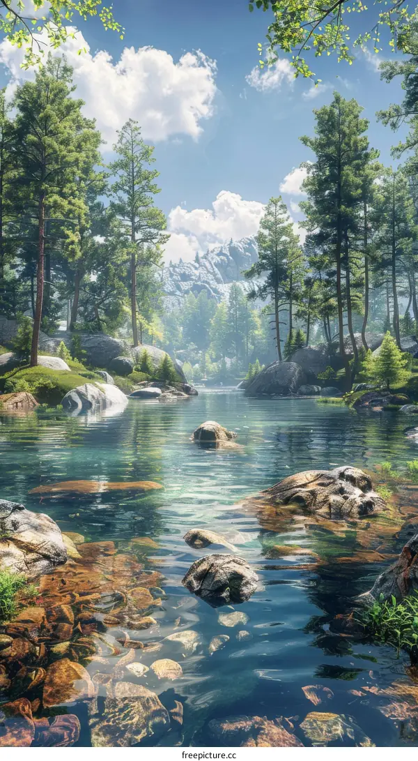 Tranquil Forest River