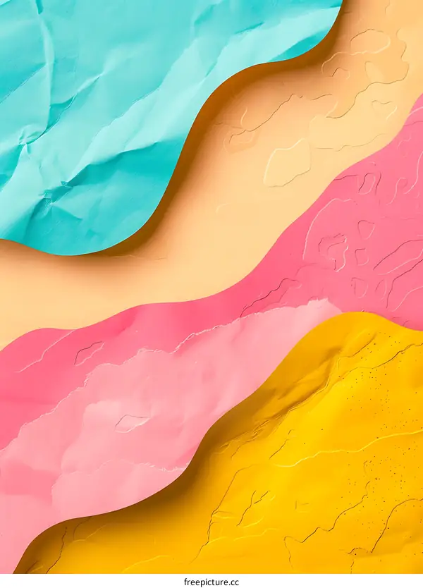 Abstract Background With Crumpled Paper Texture