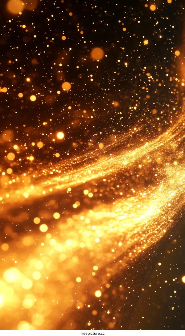 Abstract Gold Glitter Background