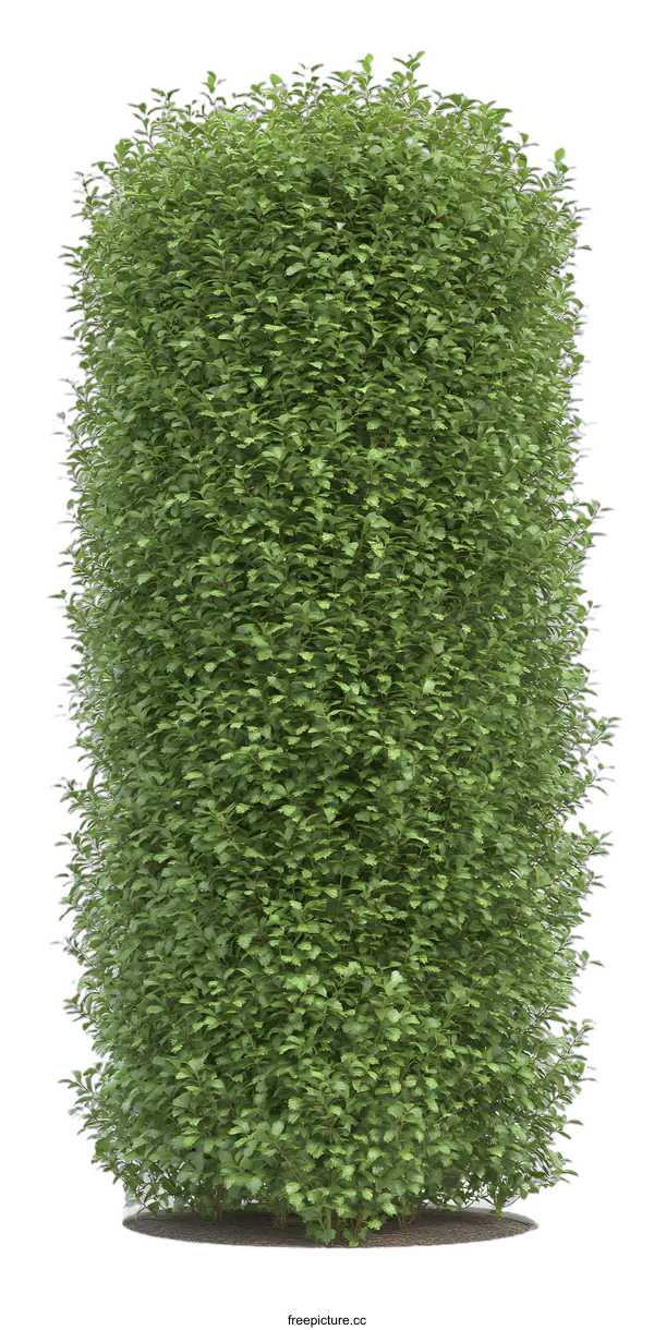 [Transparent Background PNG]3D Model of a Green Bush