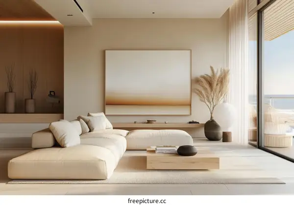 Modern Minimalist Living Room Interior Design