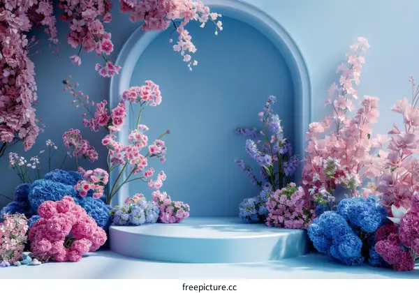 Floral Display Studio Backdrop