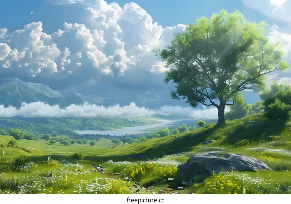 Fantasy World Landscape