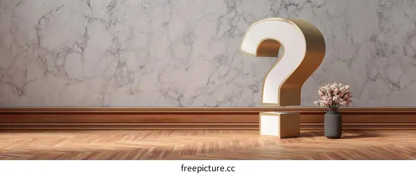 Interior Design with a Question Mark Decor