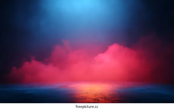 Abstract Colorful Smoke Studio Background