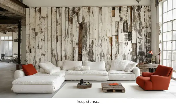 Modern Rustic Living Room Interior Design