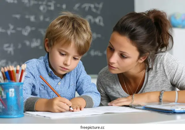 Classroom Tutoring: Child and Teacher Working Together