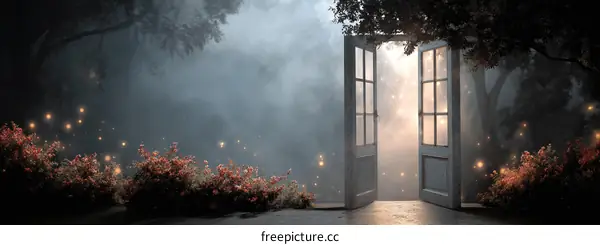 Enchanted Forest Doorway Fantasy