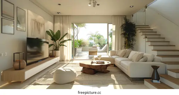 Bright and Airy Living Room