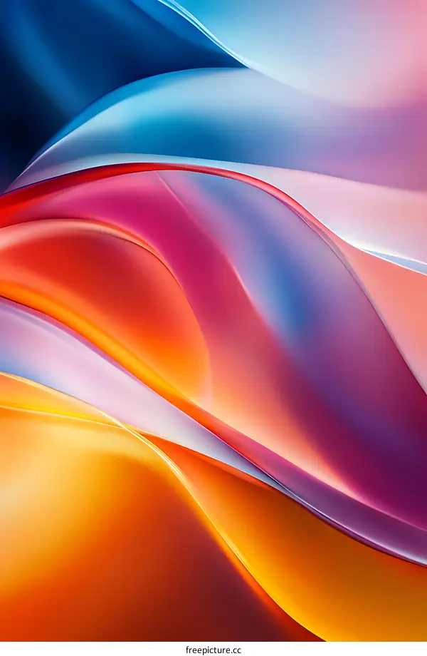 Abstract Background With Colorful Swirls