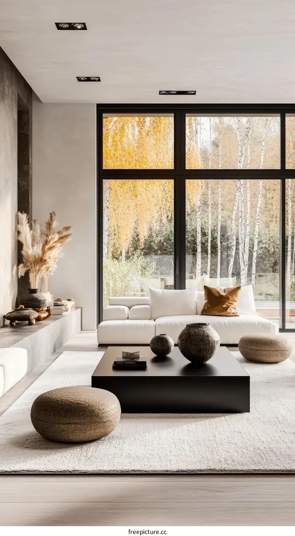 Modern Minimalist Living Room Interior Design