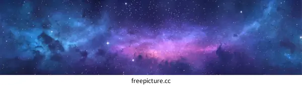 Stunning Cosmic Nebula Landscape