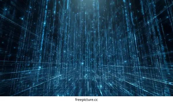 Digital Code Abstract Background