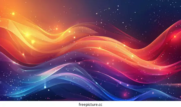 Wavy Abstract Background