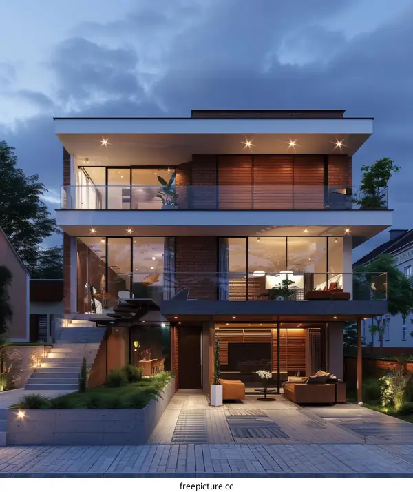 Modern Courtyard Home Design | Residential Architecture