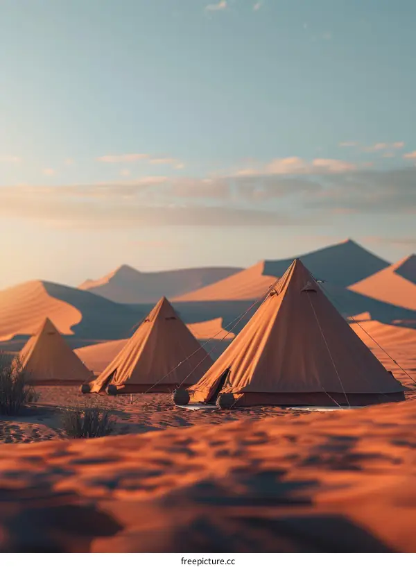 Camping in the Desert