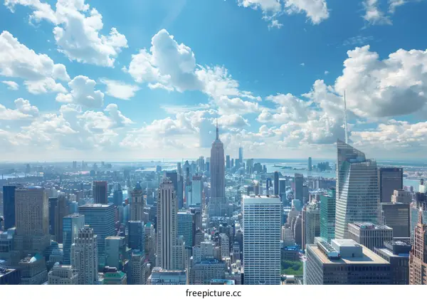 New York City Skyline and Empire State Building