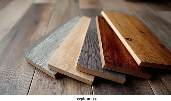 Variety of Wood Flooring Samples