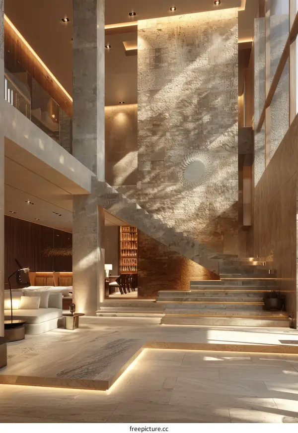 Modern Luxury Hotel Lobby Design