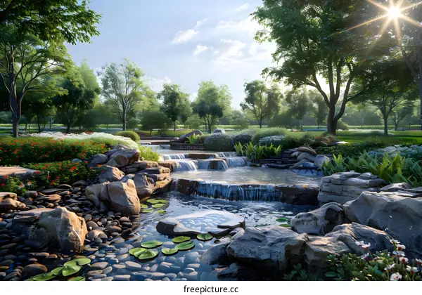 Landscape design renderings