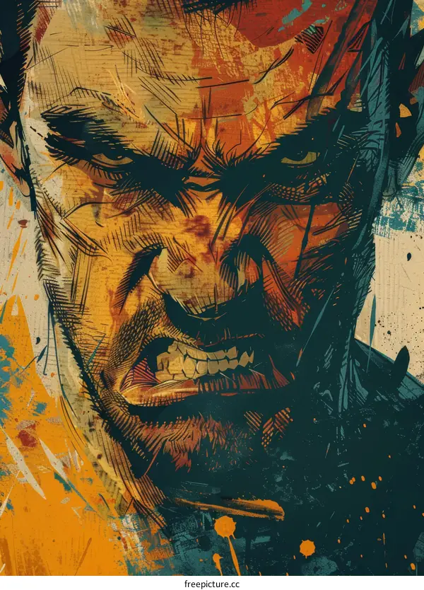 Wolverine angry face